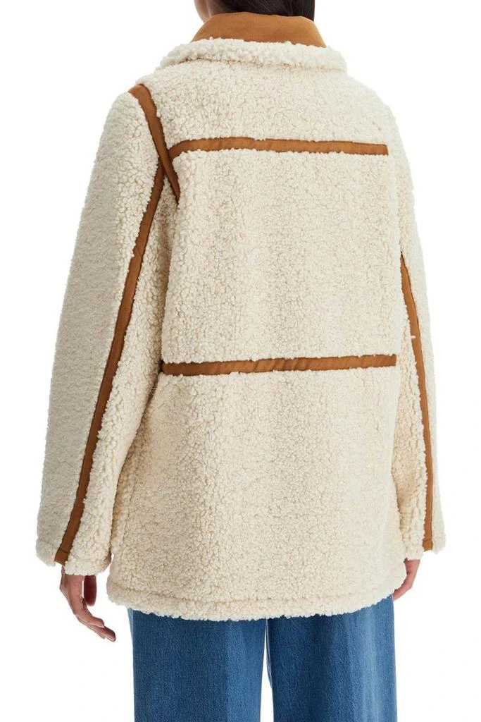 STAND STUDIO chloe faux shearling jacket 3