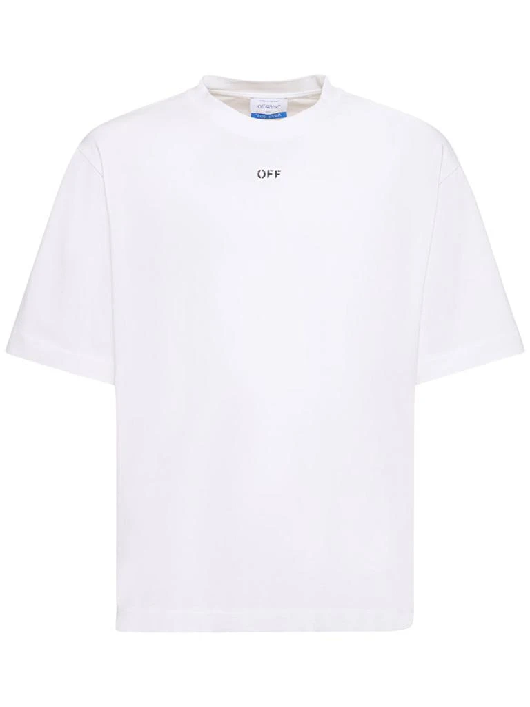 Off-White Off Stamp Cotton T-shirt