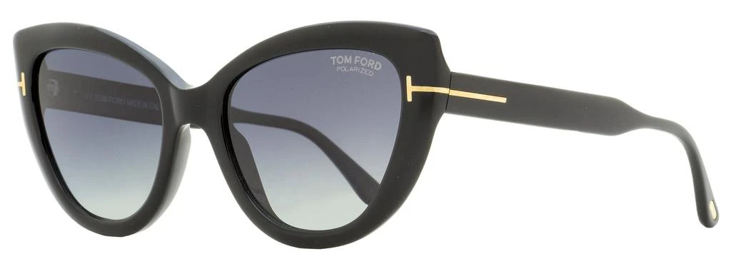 Tom Ford Women's Cat Eye Sunglasses TF762 Anya 01D Black 55mm 1