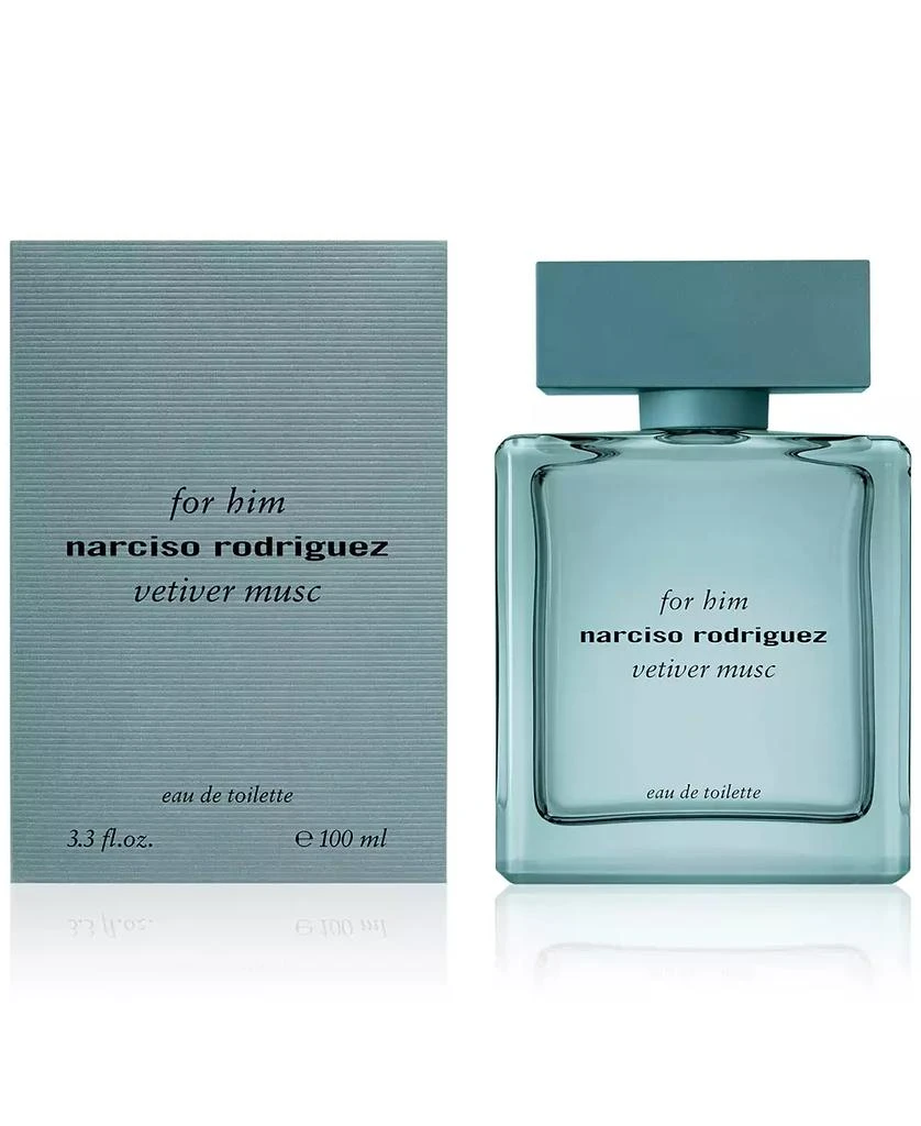 Narciso Rodriguez Men's For Him Vetiver Musc Eau de Toilette Spray, 3.3 oz., A Macy's Exclusive 5
