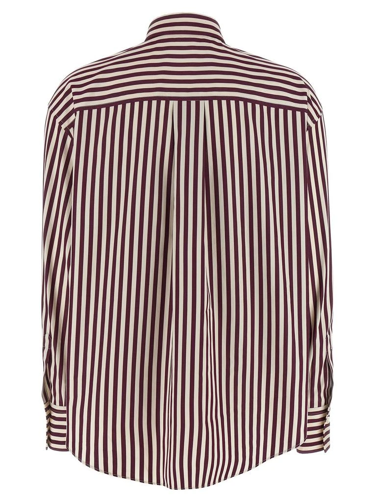 Brunello Cucinelli Brunello Cucinelli Striped Long Sleeved Shirt 2