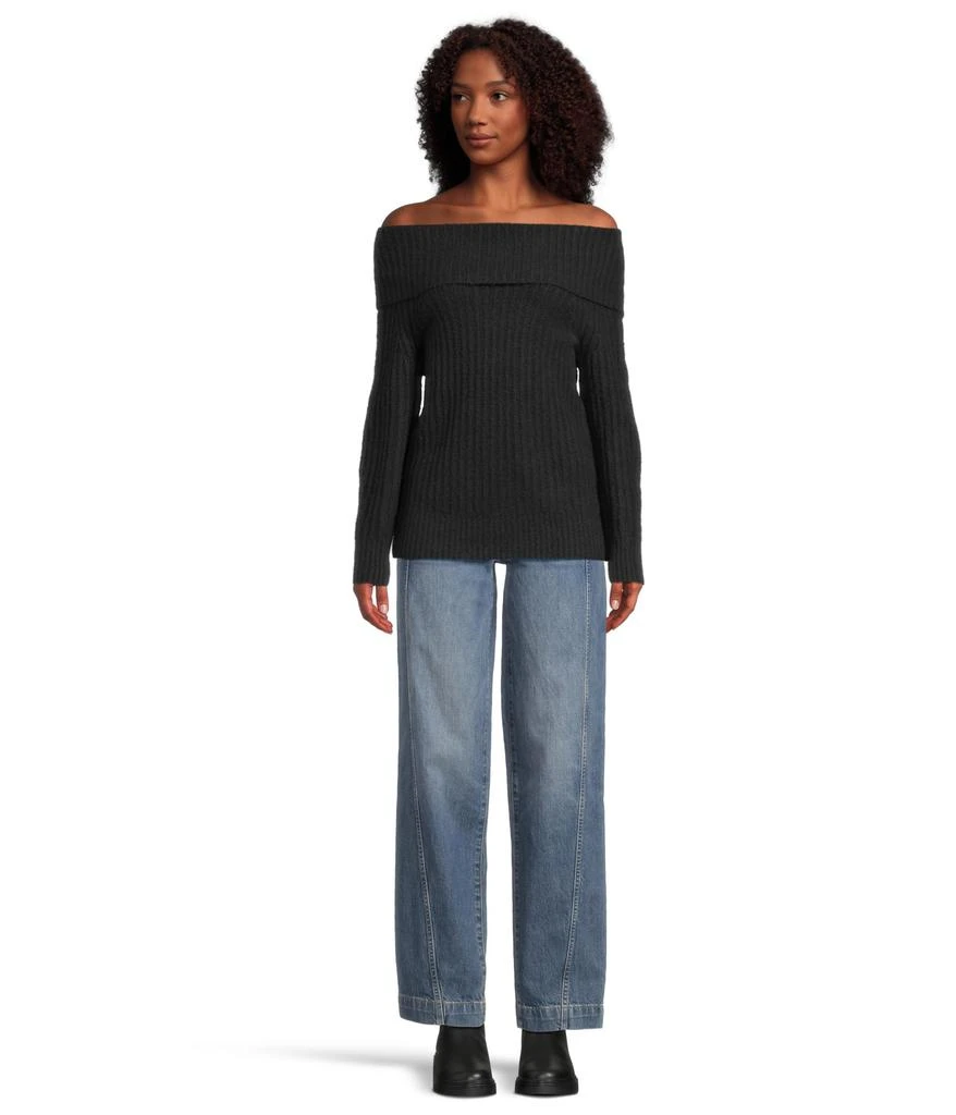 Madewell Marl Cozy Cotton Richmond Off-The-Shoulder 5