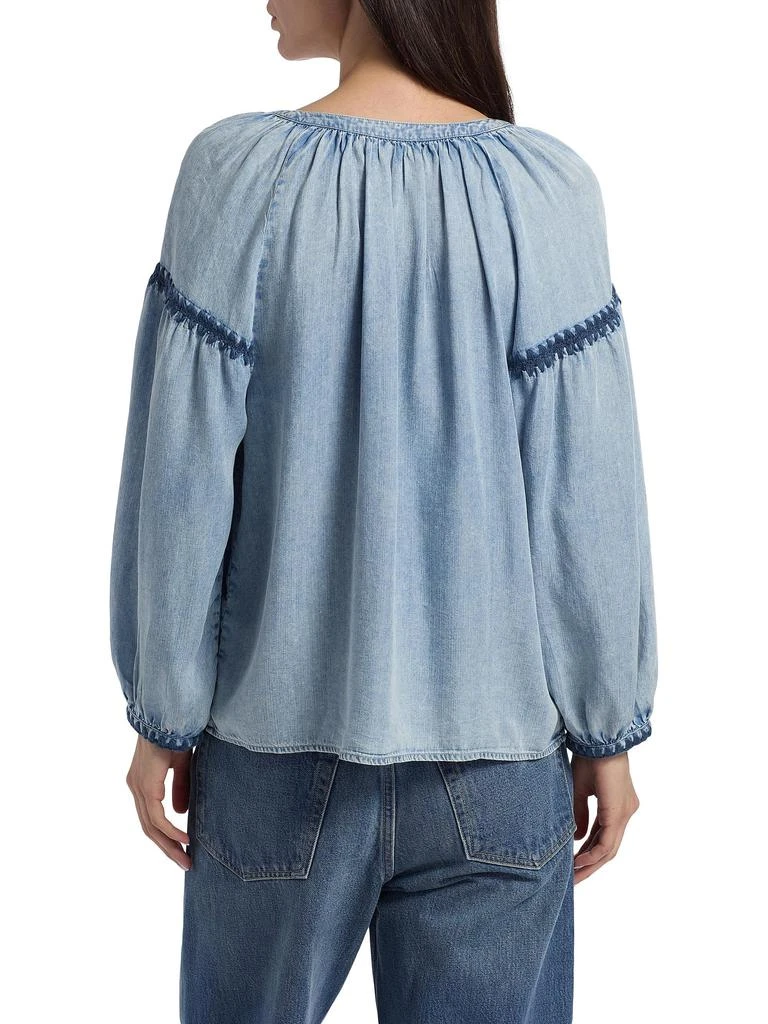 Rails Toshi Denim Peasant Top 2