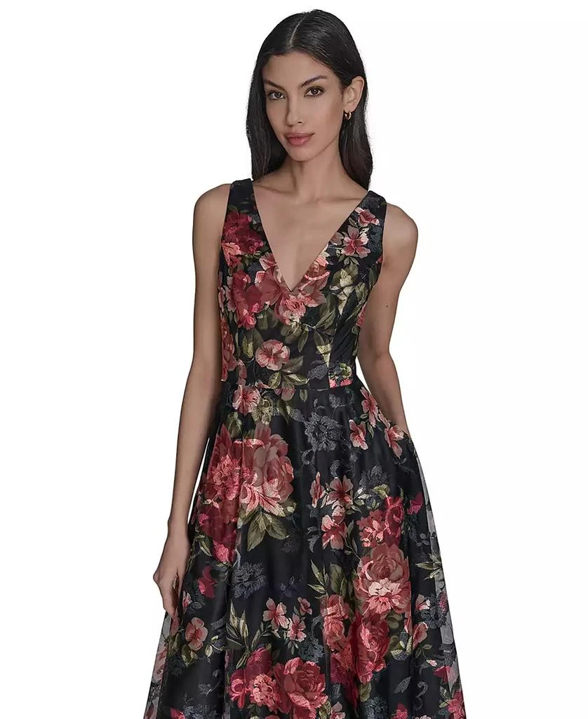 Eliza J Petite Sleeveless Fit and Flare Midi Dress 3