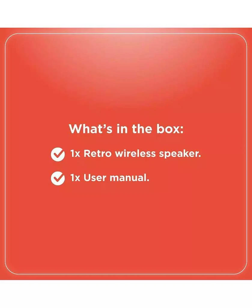 RadioShack Portable Retro AM/FM/SW Vintage and Classic Radio, Bluetooth, Rechargeable, Orange – 4001802 8