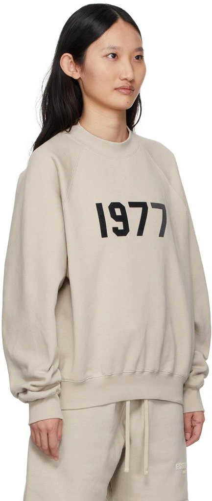 Essentials Beige '1977' Sweatshirt 2