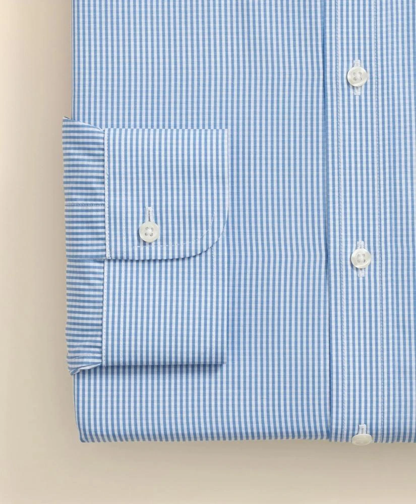 Brooks Brothers Pure Supima® Cotton Regular-Finish, Ainsley Collar Micro Check Dress Shirt 4