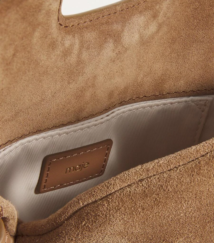 Maje Mini Suede Miss M Shoulder Bag 6