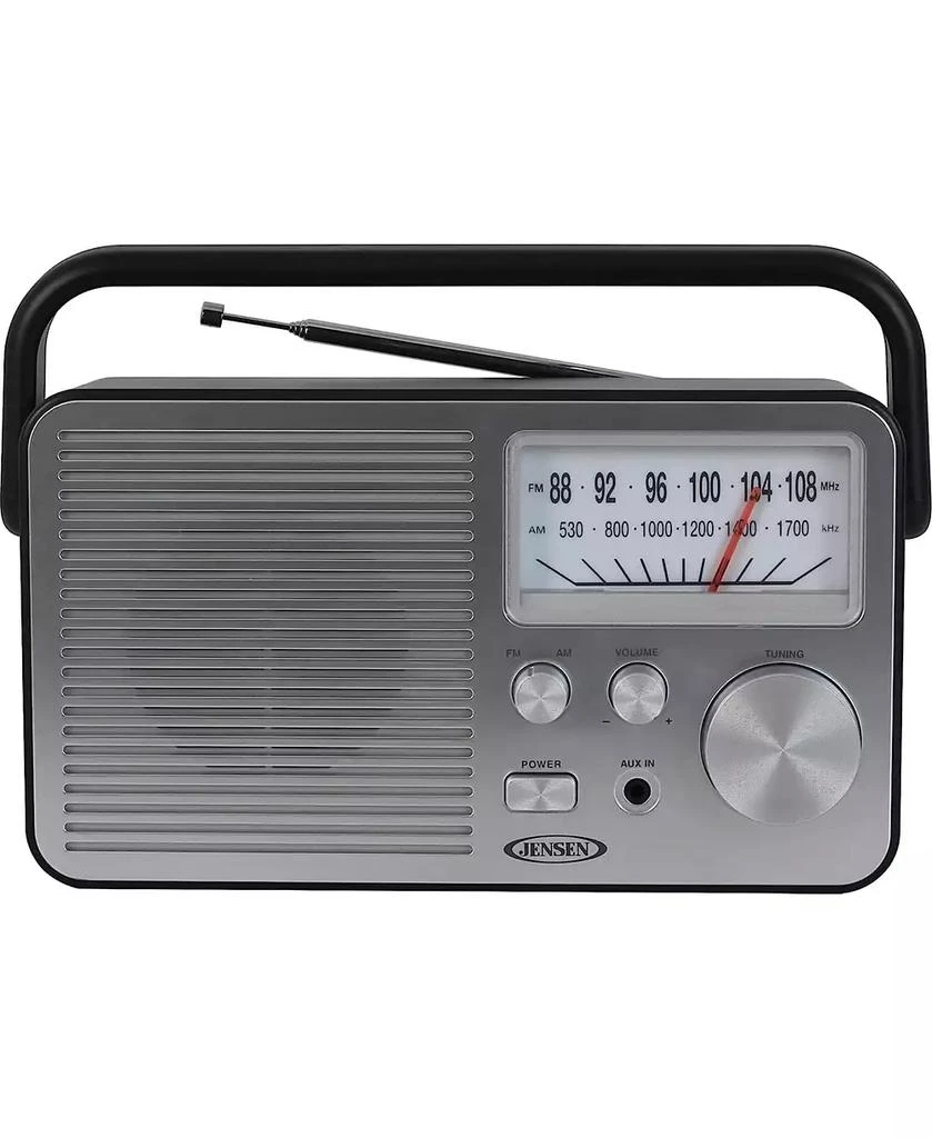 Jensen MR-750BK Portable AM/FM Radio 3