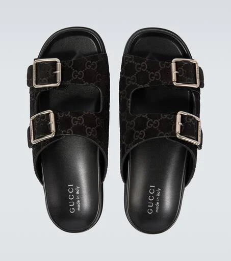 Gucci GG suede sandals 4