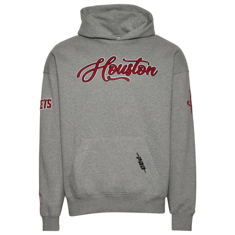 Pro Standard Pro Standard Rockets CS Drop Shoulder Pullover Hoodie - Men's 1