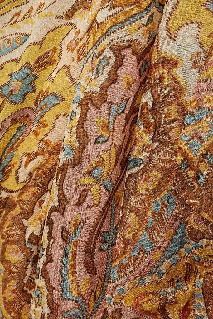 Zimmermann Billow pussy-bow printed crepe de chine blouse 4