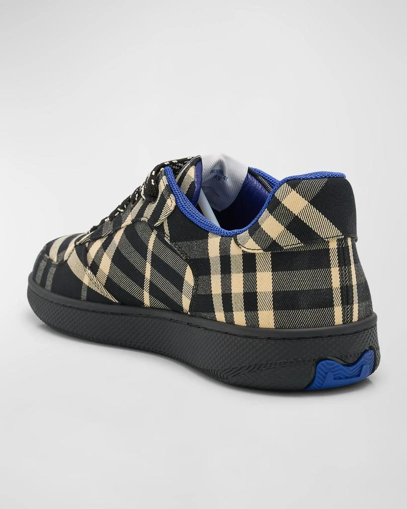 Burberry Men's Check Low-Top Sneakers 4
