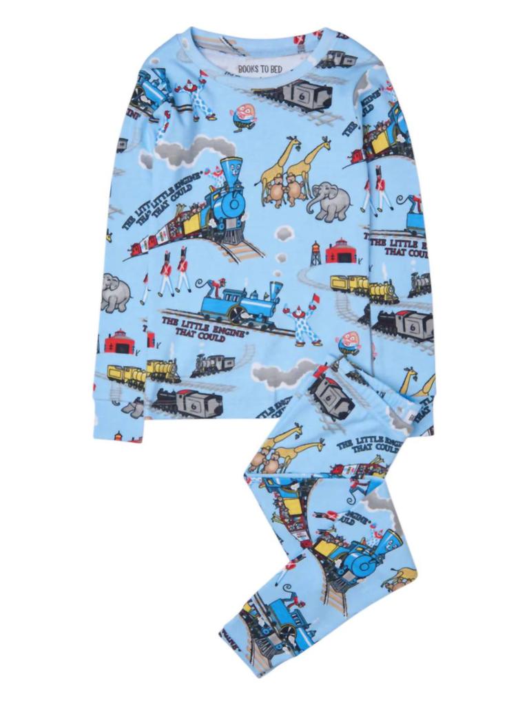 Books To Bed Books To Bed - Boy's Little Engine That Could Pajamas