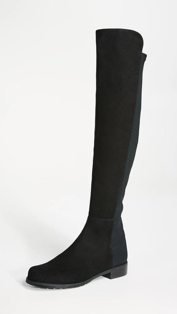 Stuart Weitzman 5050 Stretch Suede Boots 1