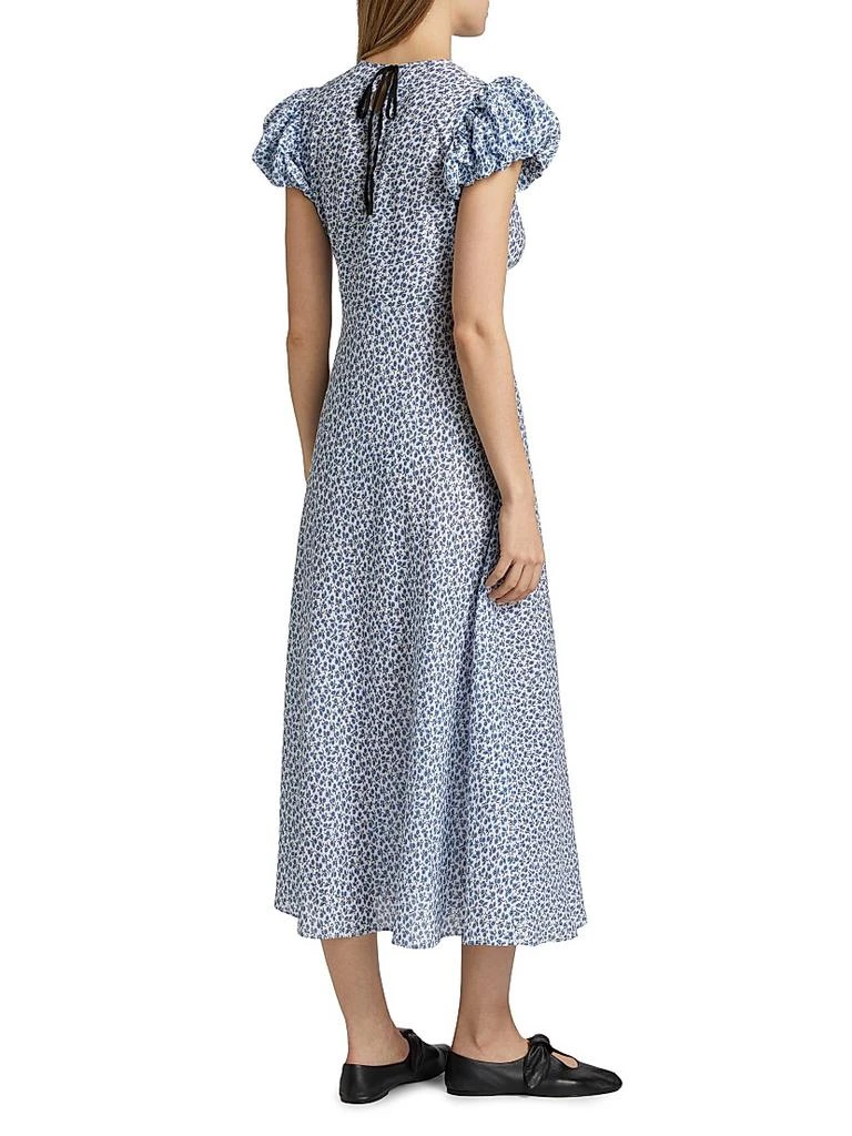DÔEN Romina Floral Cotton Midi-Dress 5