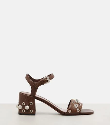 Valentino Nellcôte studded leather sandals 4