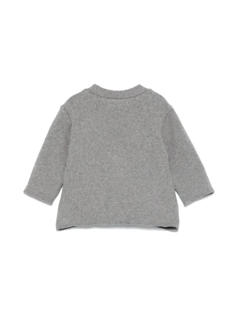 BABE & TESS Gray Cardigan Baby Boy 3