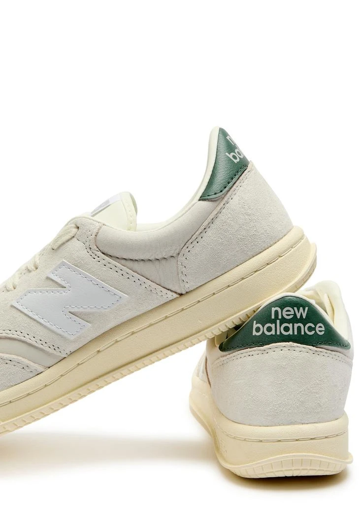 New Balance T500 Court panelled leather sneakers 4