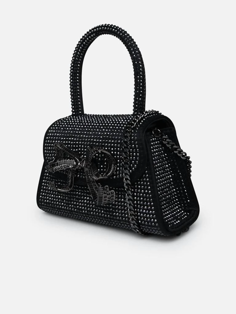 Self Portrait Self-Portrait - Women's Rhinestone Micro Bow Bag 2