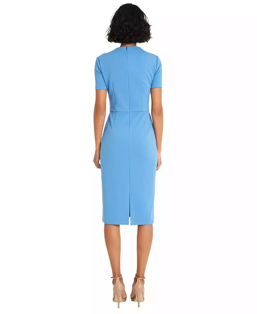 Maggy London Women's Shirred-Shoulder Sheath Dress 2