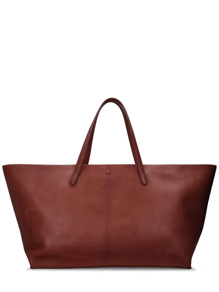 The Row Xl Idaho Saddle Leather Tote Bag 4