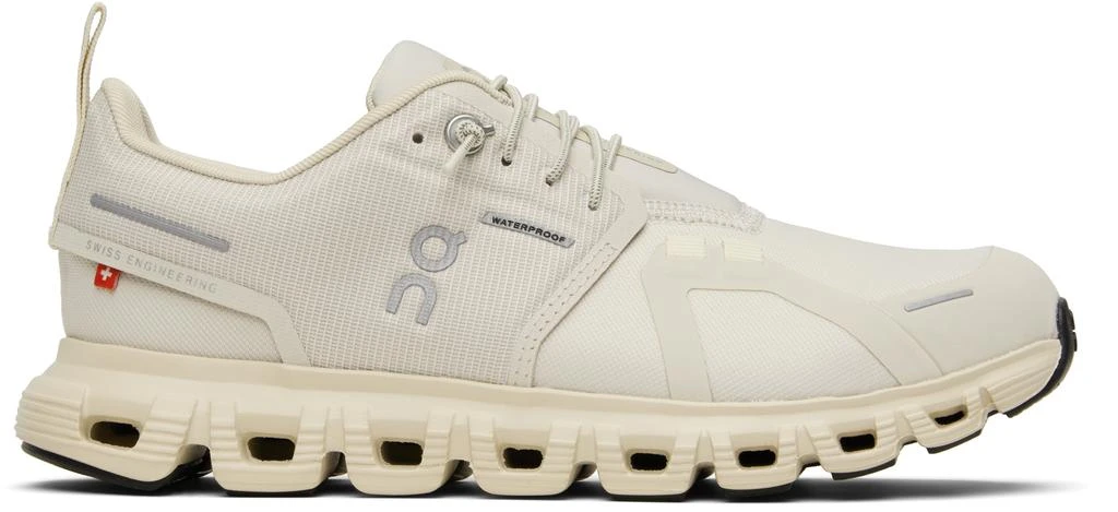 On Beige Cloud 6 Waterproof Sneakers 1
