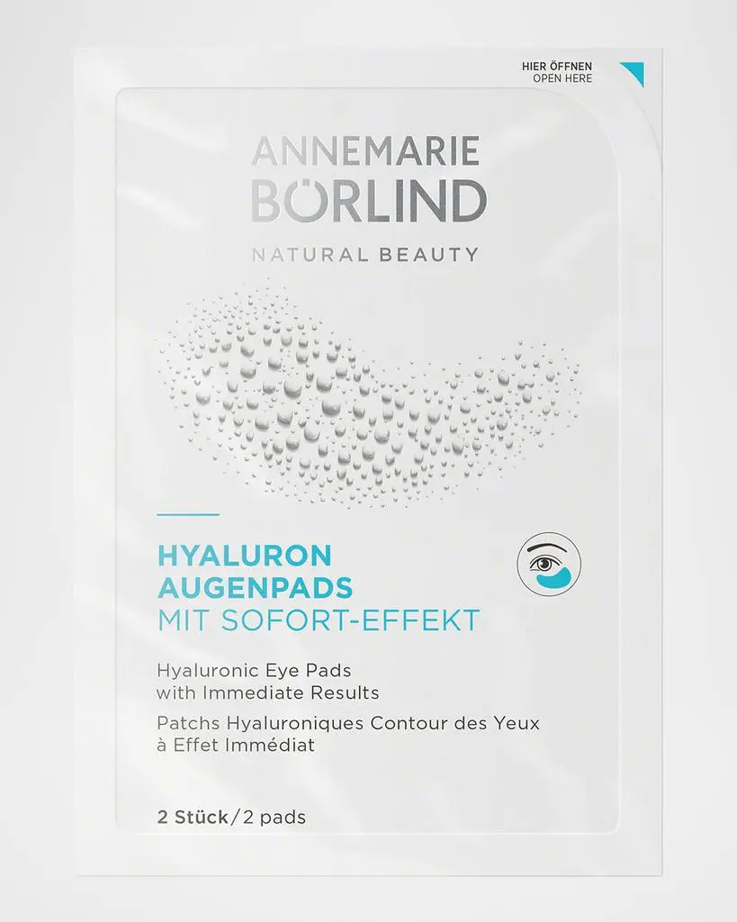 Annemarie Borlind Hyaluronic Eye Pads, 12 Pieces