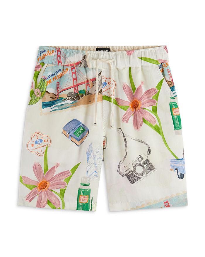 Scotch & Soda Fave Printed Bermuda Shorts