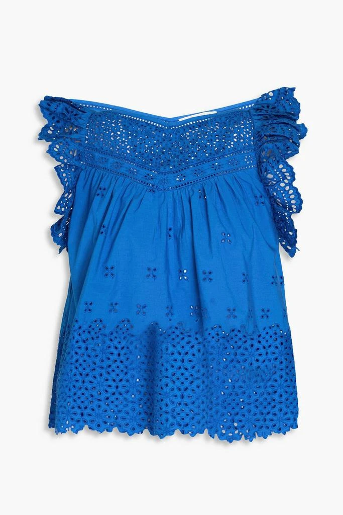 Ulla Johnson Leona broderie anglaise cotton top 1