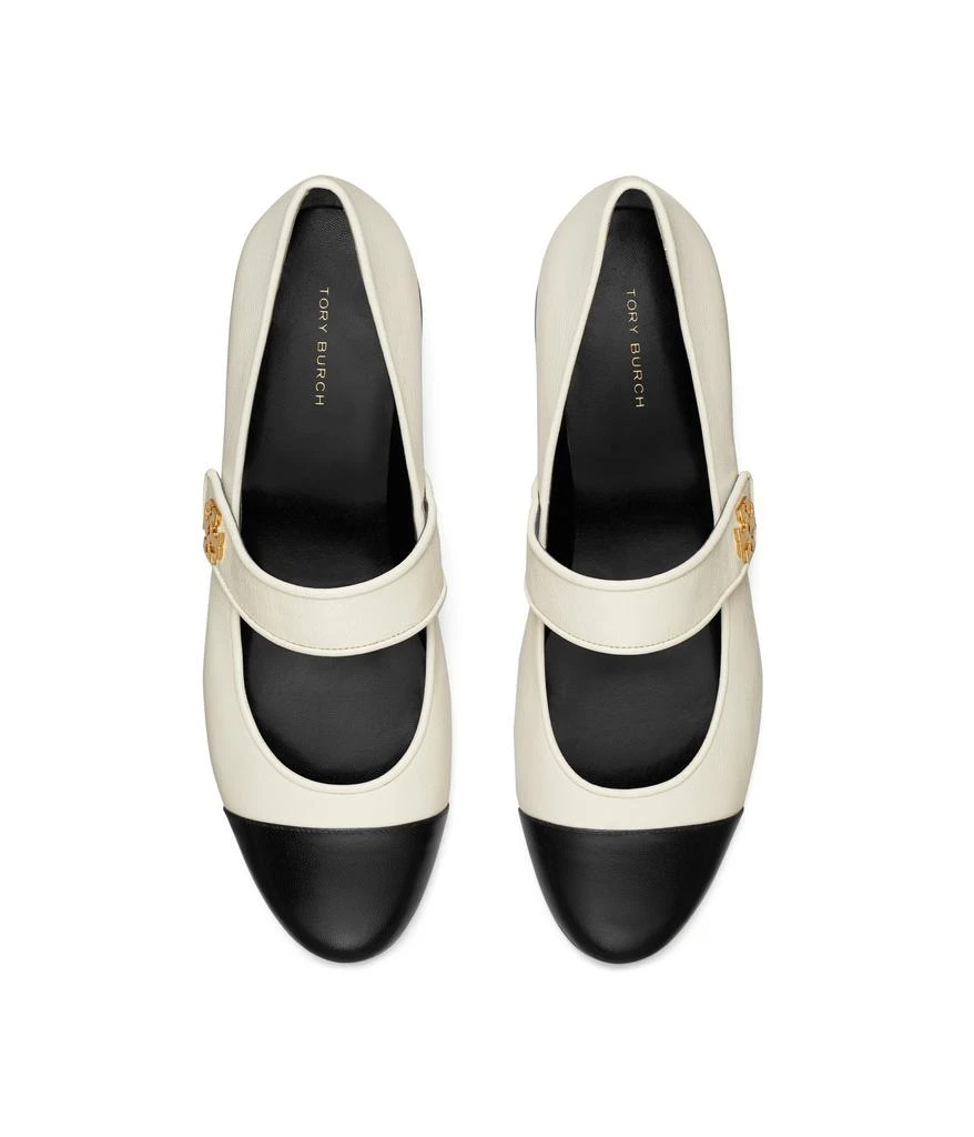 Tory Burch Cap-Toe Mary Jane Heel Ballet 25mm 2