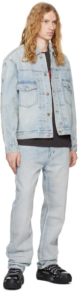 Ksubi Blue Doubledown Oh G Paragon Kraft Denim Jacket 4