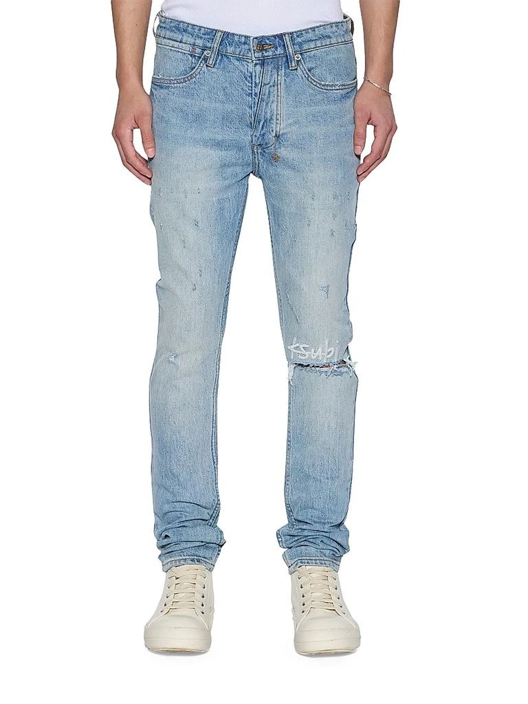 Ksubi Neo Nostalgia Van Winkle Distressed Skinny Jeans
