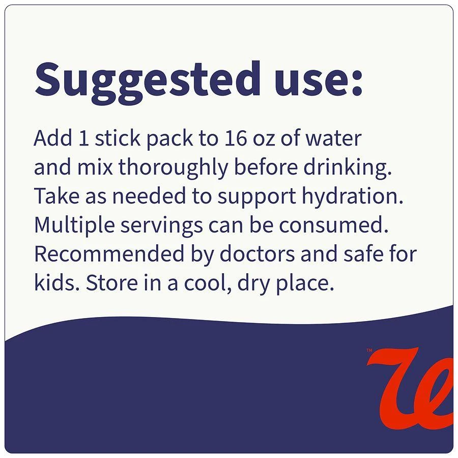 Walgreens Electrolyte Drink Mix Triple Hydration 7