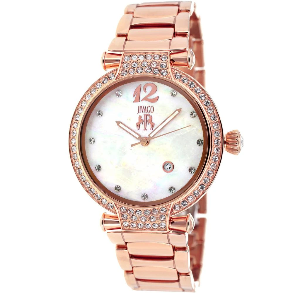 JIVAGO Women's White MOP dial Watch 1