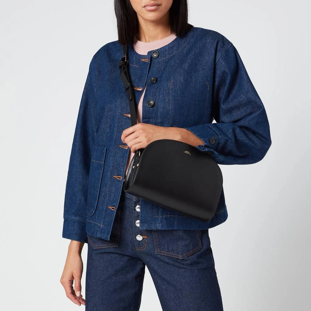A.P.C. Clutch Demi-Lune Leather Bag 2
