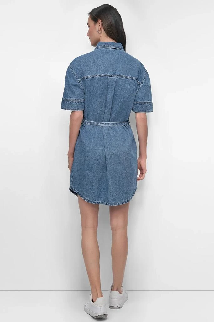 DKNY SELF BELTED UTILITY DRESS 2