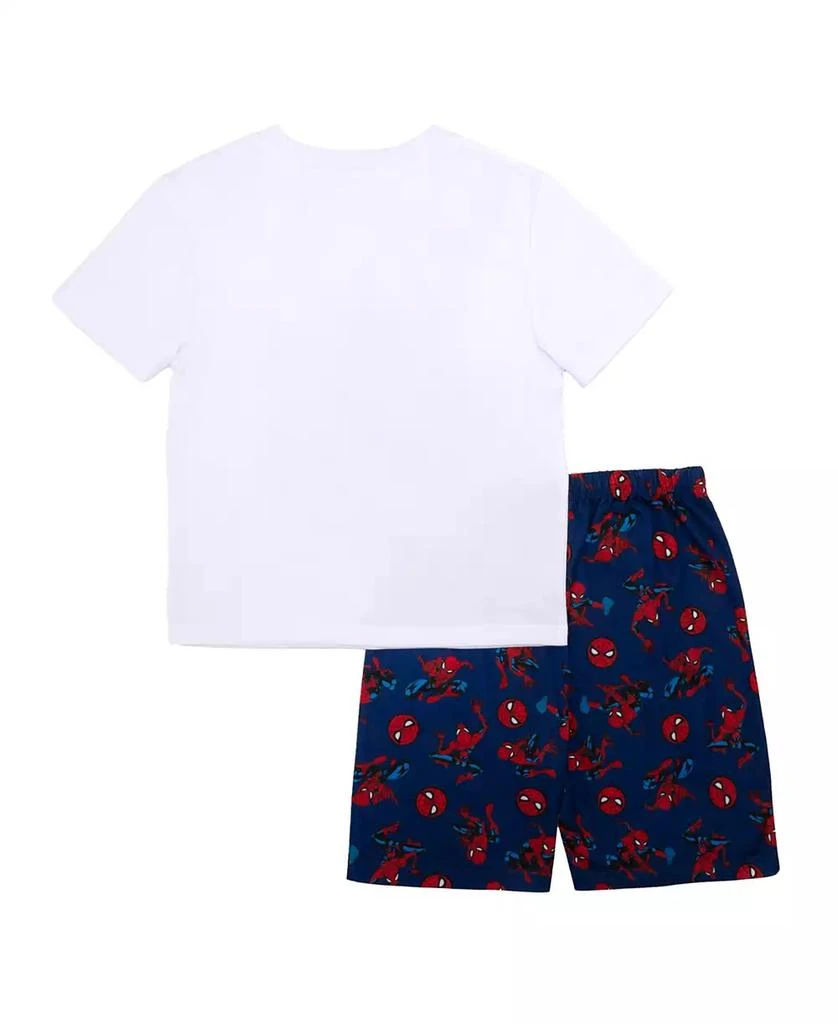 Spider-Man Little and Big Boys Short Sleeve Tee and Short, 2-Piece Pajama Set 2