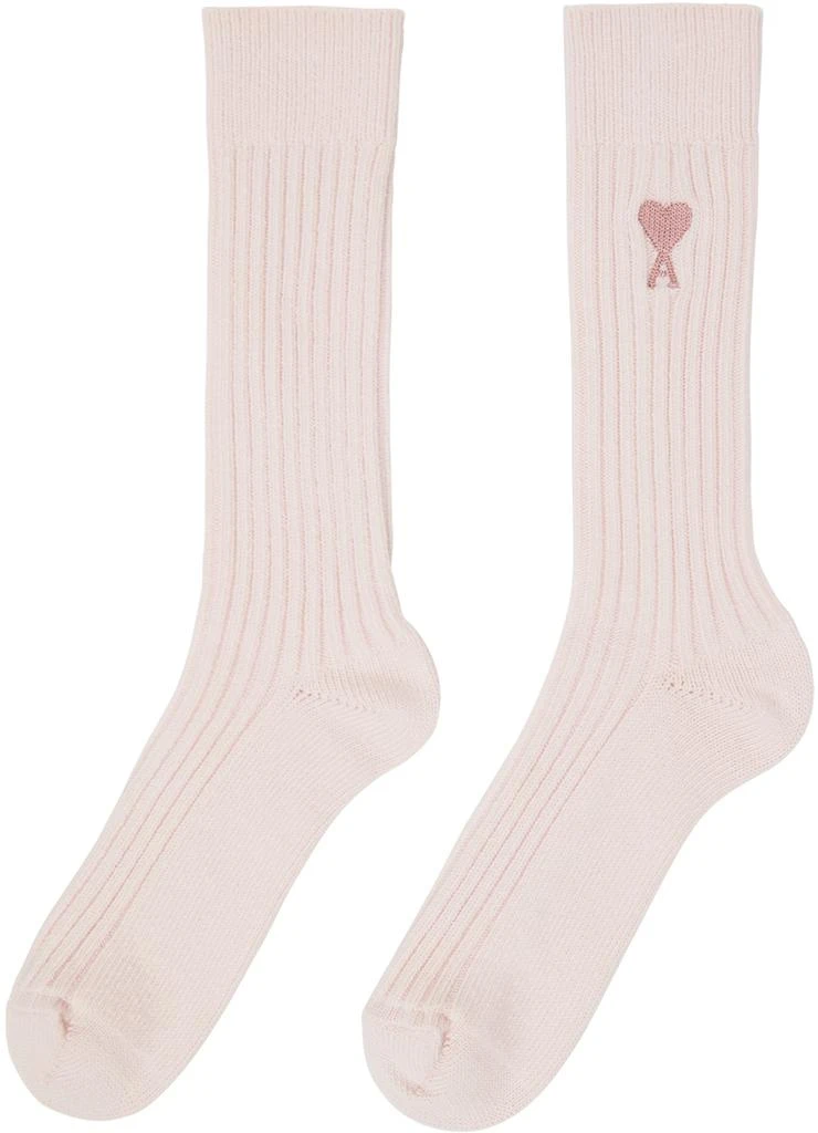 AMI Pink Ami de Cœur Socks 2