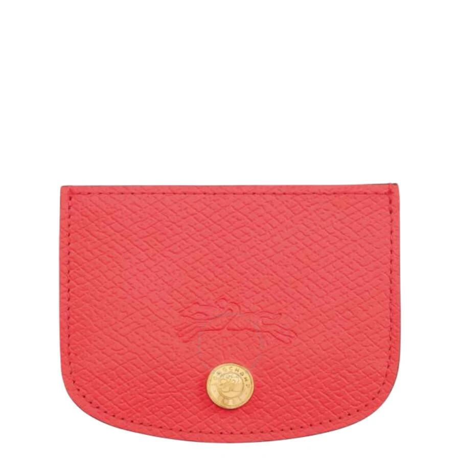 Longchamp Logo-Embossed Leather Cardholder 1