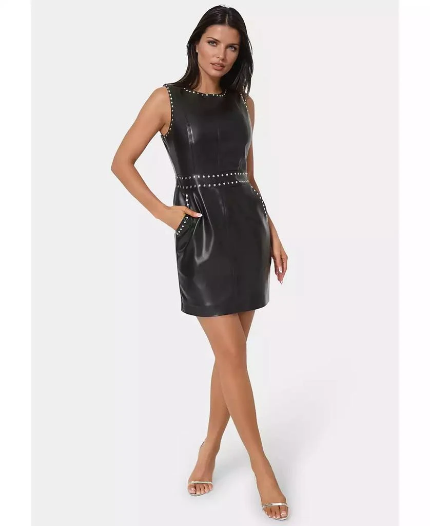Women's Faux Leather Stud Seam Dress  On Sale Now with Up to 31% Off |  Discover Exclusive Deals & Savings at BeyondStyle  Authentic Bebe dress|women's  fashion|dresses with Limited-Time Discounts, Free