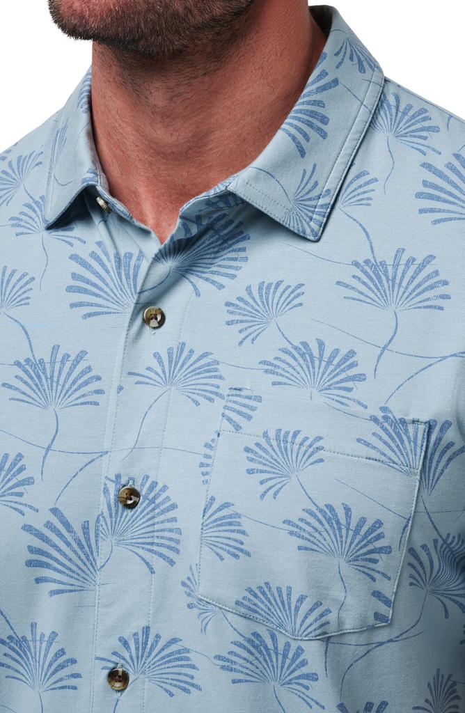 Travis Mathew Rum Ration Stretch Short Sleeve Button-Up Shirt