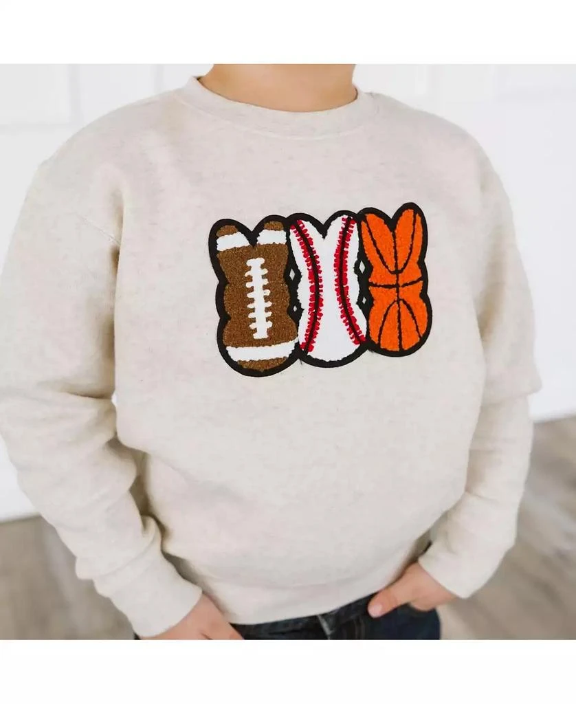Sweet Wink Baby Boys Sports Peeps Patch Easter Sweatshirt 2