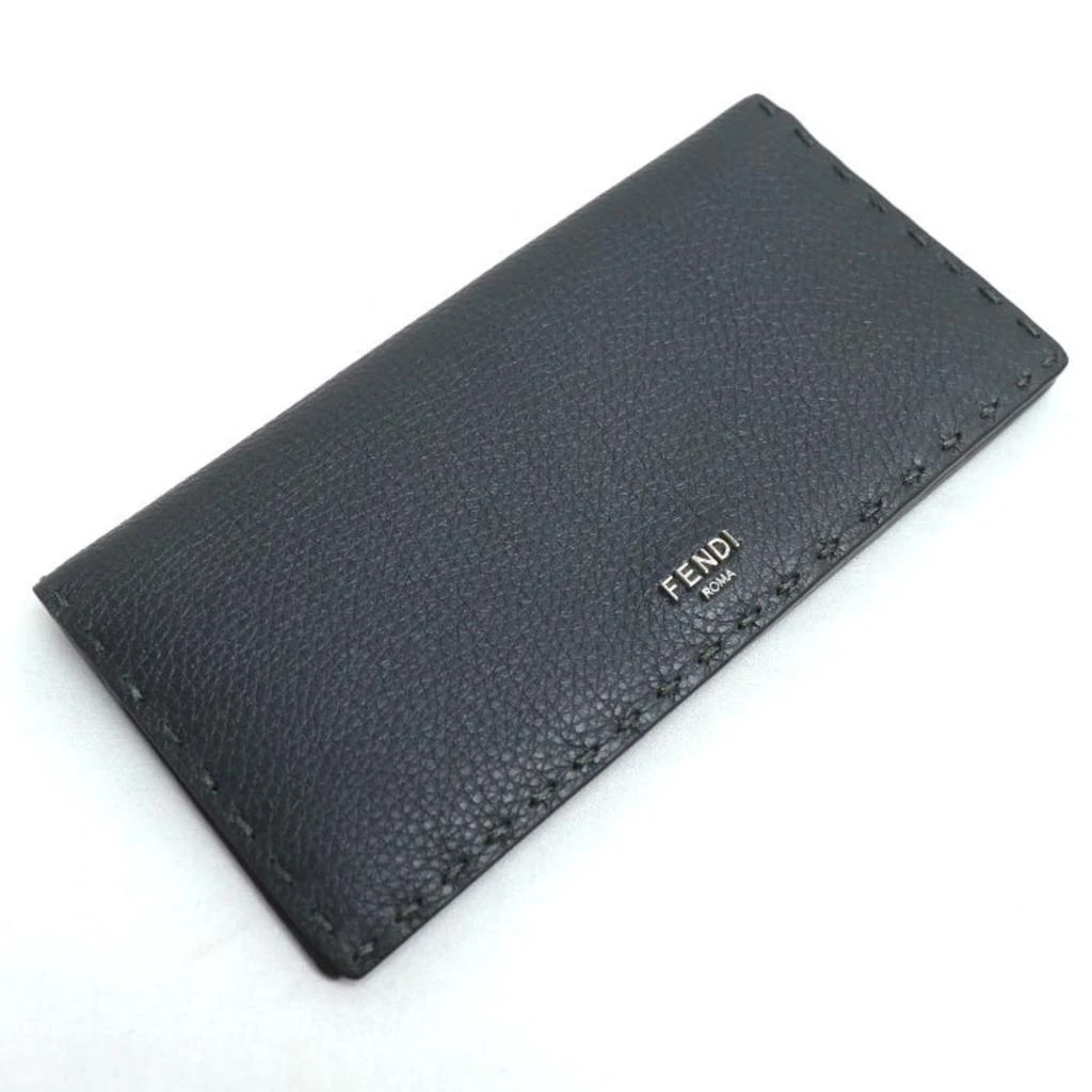 Fendi Leather Long Wallet (Bi-Fold) (Pre-Owned)