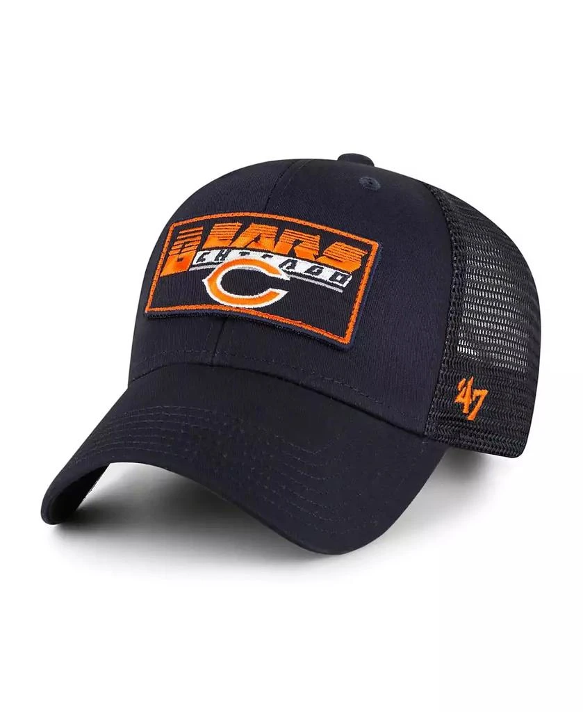47 Brand Big Boys Navy Chicago Bears Levee MVP Trucker Adjustable Hat 1