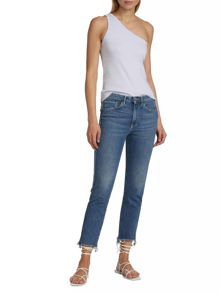 3x1 W3 Straight Authentic Cropped Jeans