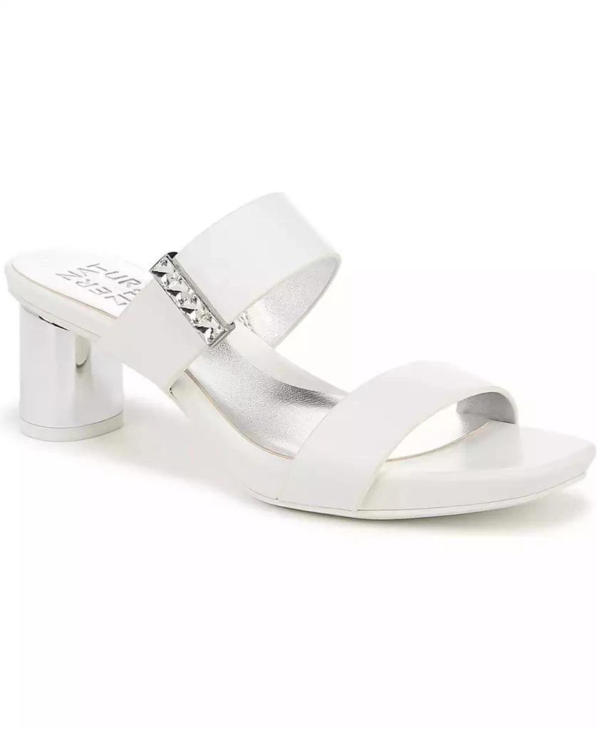 Naturalizer Women
s Ida 2 Square Open Toe Slide Dress Sandals 1