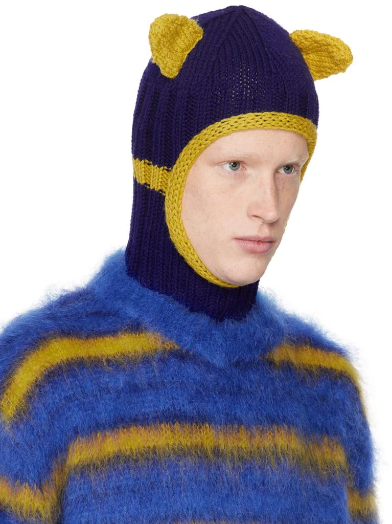 Marni Blue & Yellow Ears Balaclava 2