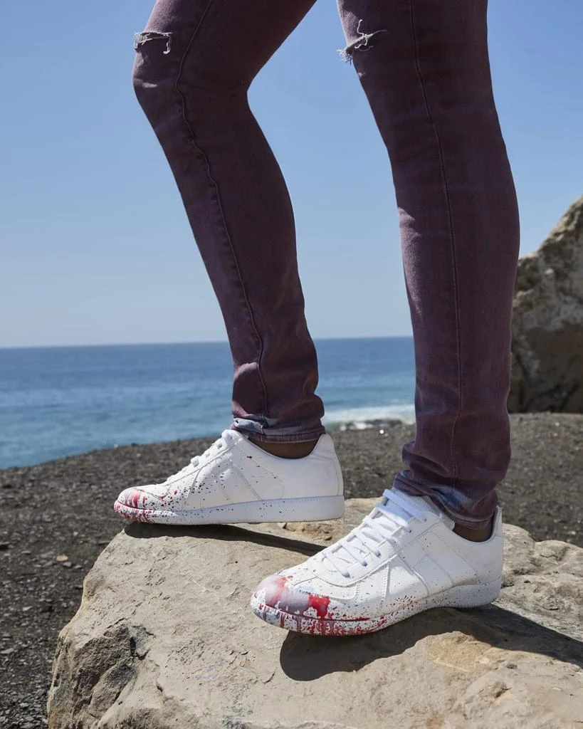 MAISON MARGIELA Men's Replica Paint-Splatter Sneakers 2
