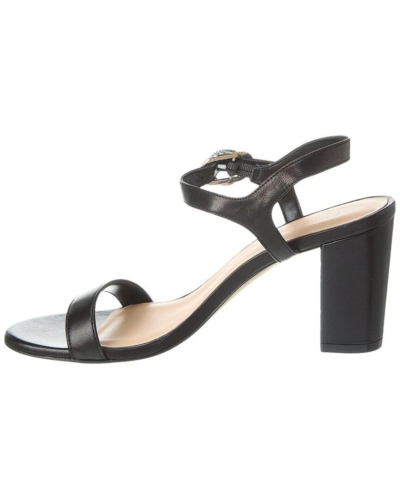 Stuart Weitzman Crystal 75 Leather Block Sandal 2